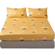 wholesale floral printed fitted bed sheet set 100% polyester fitted sheets mattress cover fitted sheets set